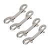 4PCS 100mm B Shape Chain Clip 115mm Double Sided Trigger Snaps Scuba Diving