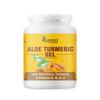 KAZIMA Aloe Turmeric Gel for Face and Body, 500gm | with Multivitamins, Turmeric and Pure Aloe Vera for Soothing, Hydrating, & Moisturizing | Brigh