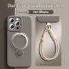 Custodia con Laccio per iPhone 17 Pro Max/Pro in Silicone Liquido Magnetica Anti-Caduta con Supporto a 360°