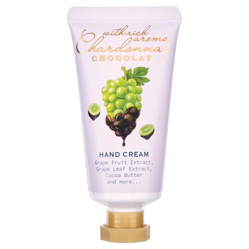 Chardonnay Chocolat Aroma Hand Cream 30mL (Moisturizing, addictive sweet scent reminiscent of chocolate-covered white grapes)