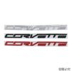 1Pc 29.2x1.8cm 3D Car Styling Badge Decal Rear Trunk Metal Emblem Sticker for Corvette Accessories Auto Body Decoration