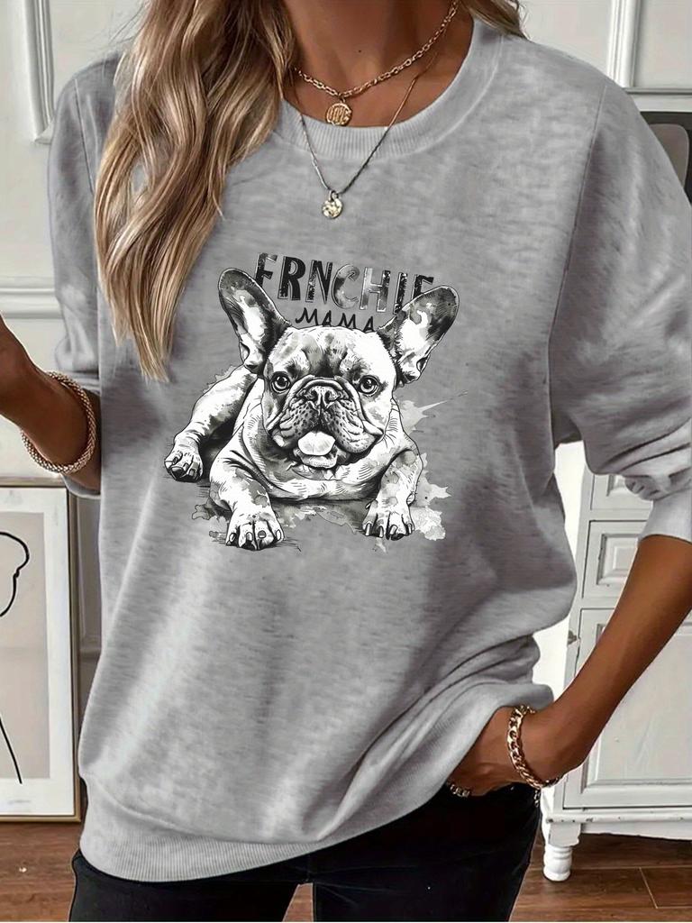 Damen Kapuzenpullover mit Print – Stilvolle & Bequeme Freizeitkleidung