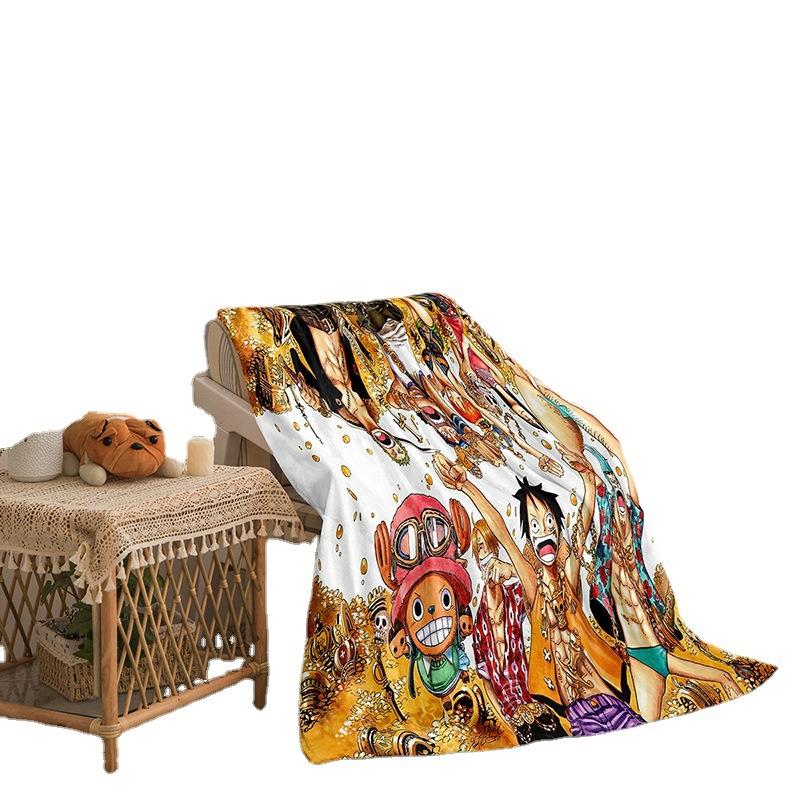 Flannel Fleece Blanket 3D Printed Sofa Blanket Thickened Blanket