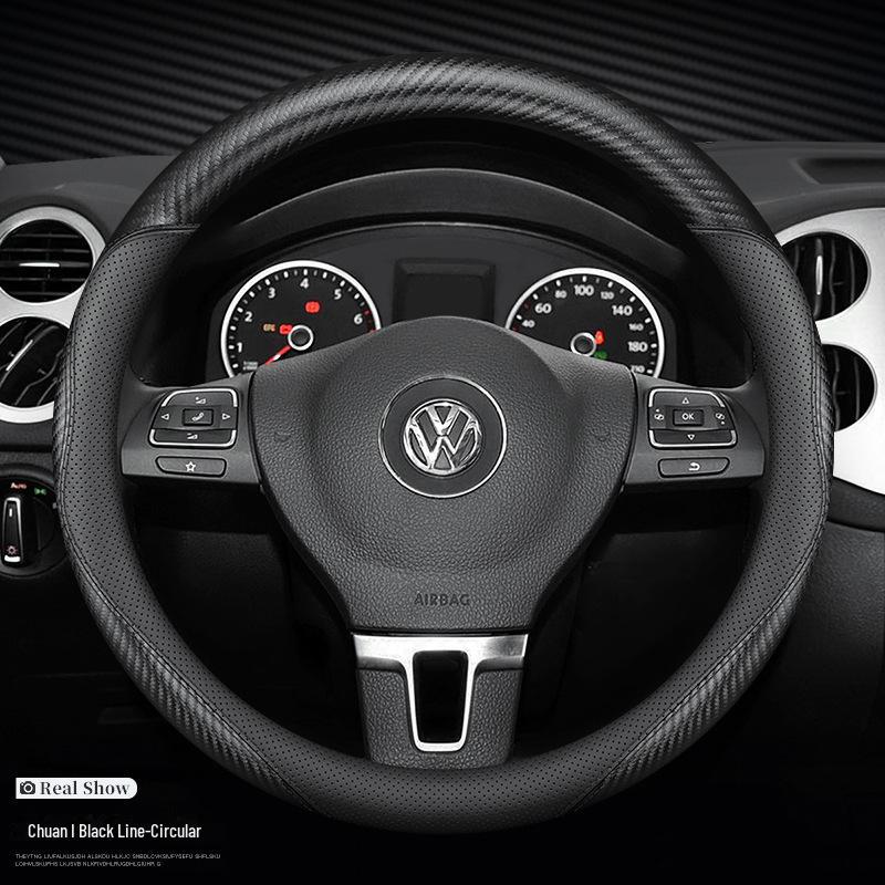 

Кожаный чехол на руль для VW Lavida, Sagitar, Magotan, Tanyue, Tiguan L, Santana и Bora 38 cm