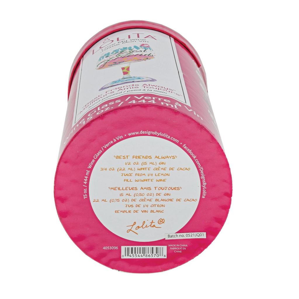 Lolita Wine Glass "BEST FRIENDS ALWAYS" 4053096