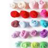 Needle Felting Kit Bright Colors Wool Soft Eco Friendly Safe Easy Operation Felting Kit for Kids Parents Gifting