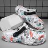 Fashion Male Summer Slippers New Garden Clogs Light Soft EVA Men's Hole Shoes Beach Water Shoes Outdoor Sandals Home Slides