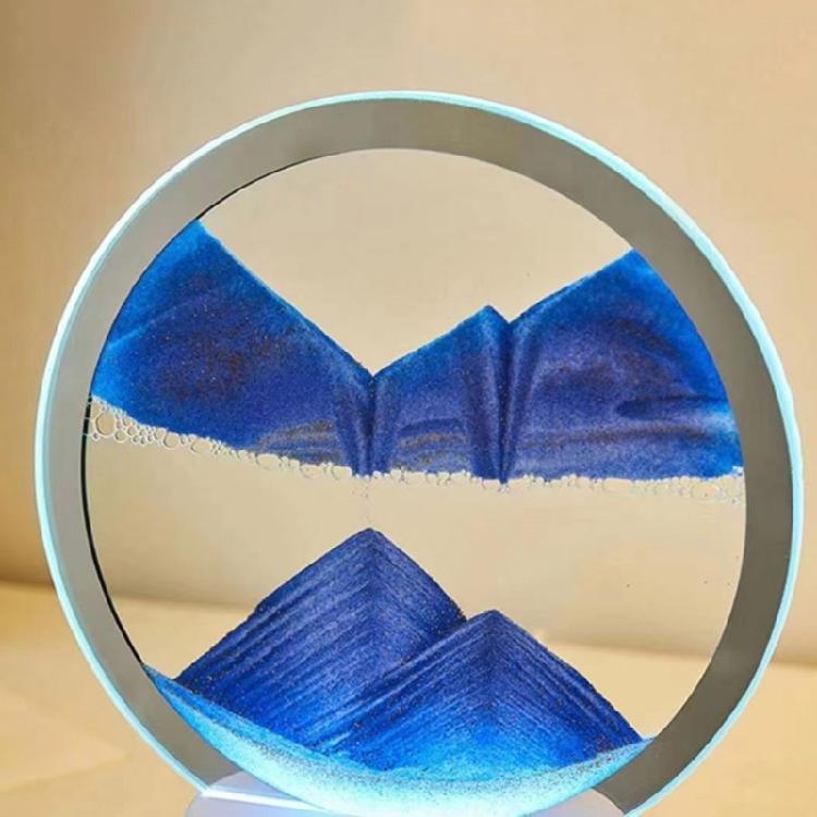 DynamicSand Lamp, Captivating Desk Decor, USB/Battery Operated Sand Art Lamp