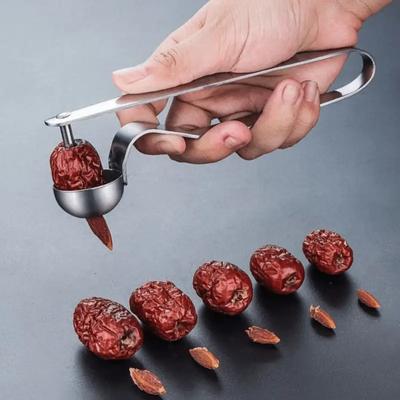 Descaroçador de cereja e azeitona, aço inoxidável, tâmaras vermelhas, removedor de caroço de jujuba, ferramentas multiuso para frutas, utensílio de cozinha