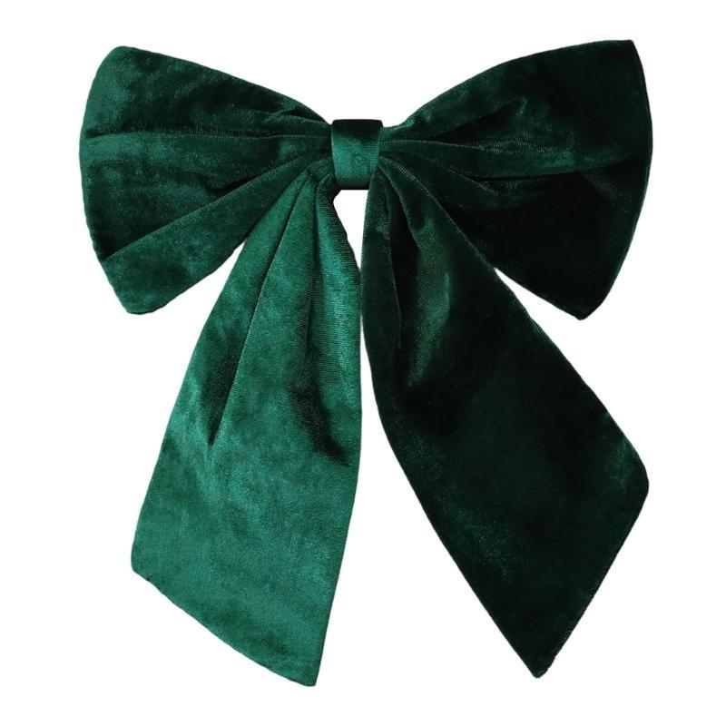 Velvets Christmas Bowknot Ornament For Holiday Tree Decorations And Festival Home Parties