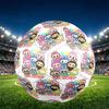 Labubu Print Size 5 Soccer Ball, PU Wear Resistant Football for Match Training and Daily Practice, Birthday Gift for Soccer Fans