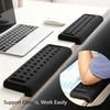 1/2pcs Shaped Desk Pad with Wrist Support,Non-Slip Foam Base Ergonomic Forearm Rest,Comfortable for Computer Work, Mouse Pad
