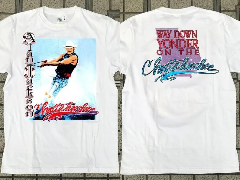 Alan Jackson Way Down Yonder On The Chattahoochee Tour 1992 TShirt Unisex T-Shirt XXL