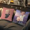 Funny Baby Boss Pillow Cushion Cover Pillowcase Living Room Sofa Home Decor Customized