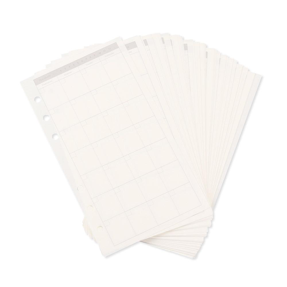 45 Sheets A5 A6 Loose Leaf Notebook Refill Paper Planner Inner Page Point Square Blank Plan Kraft Paper Inner Page Stationery
