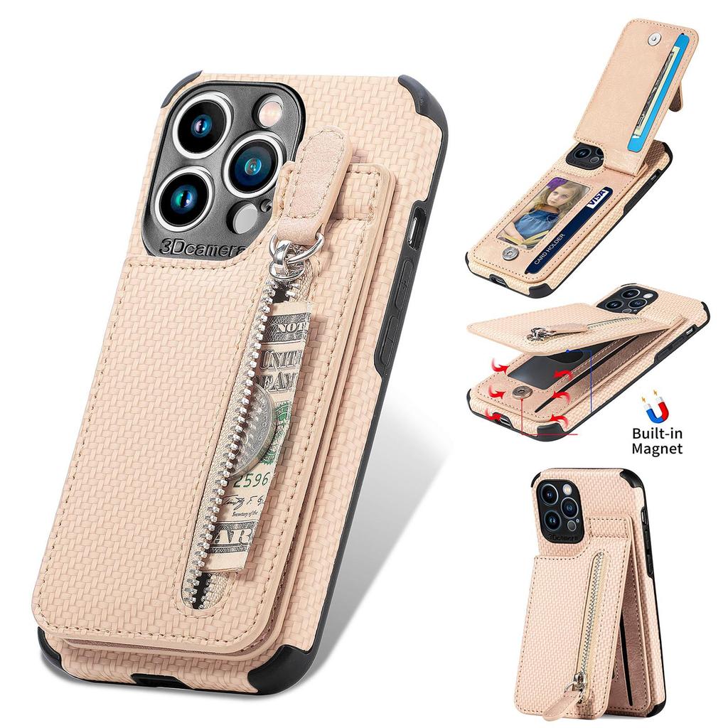 Torebka na zamek błyskawiczny etui na karty portfel z klapką skórzany pokrowiec na iPhone 15 14 13 12 11 Pro Max XS Max /Samsung S23 S22 S21 S20 Plus S21 S20 FE A13 A14 A53 A54