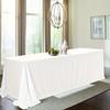 White Table Cloth Waterproof Anti Scratch Polyester Tablecloth Decorative Washable Fabric Table Cover Home Dining Buffet Party