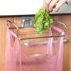 Steel Rubbish Can Trash Bin Trash Bag Holder Storage Organizer Hanging Basket Garbage Bag Rack