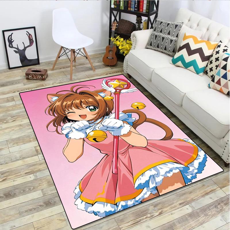 Anime Character Rug Carpet Office Decorative Carpet For Living Room Bedroom Door Mat Floor Rug Computer Chair Area Rug