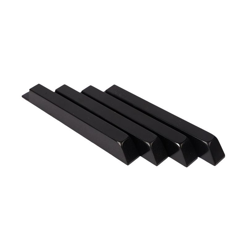 Piano Key Leather Set: White & Black Matte Finish, Complete 52-Key Accessories