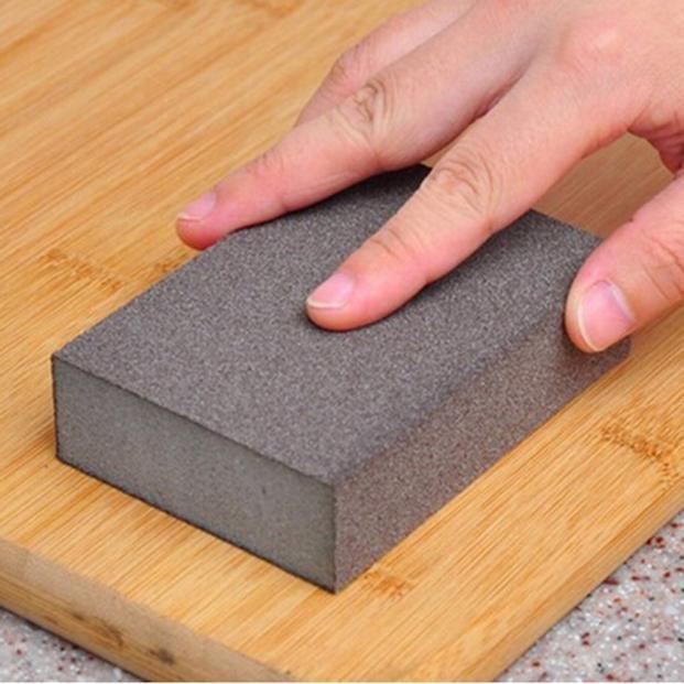 Sponge Carborundum Brush Kitchen Washing Cleaning Kitchen Cleaner Tool