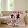 Cartoon cute E-ESTHER B-BUNNY Blanket For Sofa Office Bed Plane Travel Sleep Read Relax Camping Soft And Warm