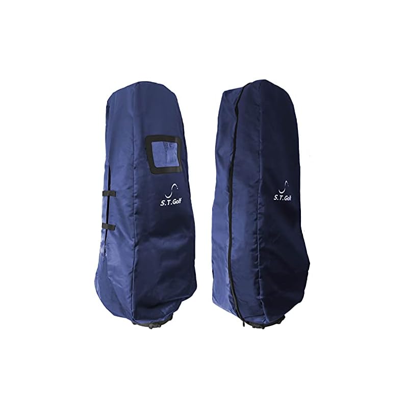 Installs in 20 Seconds! S.T.Golf Golf Bag Cover, Travel Cover, Fits 9.5" and 48" Golf Bags (Also Fits 10" Golf Bags), Impact and Abrasion Resistant,