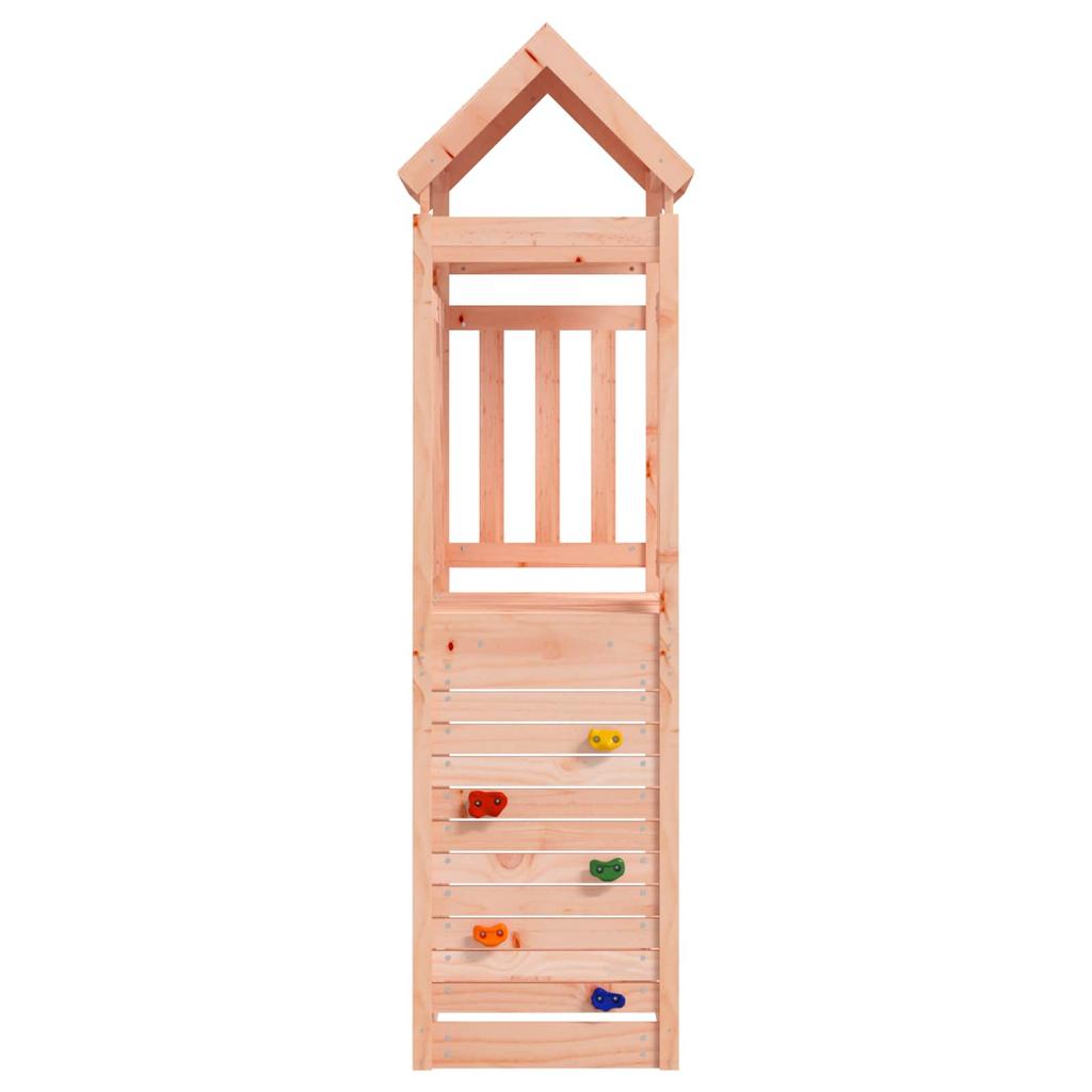 Play Tower in Brown 53 x 110.5 x 214 cm Solid Douglas Fir Wood