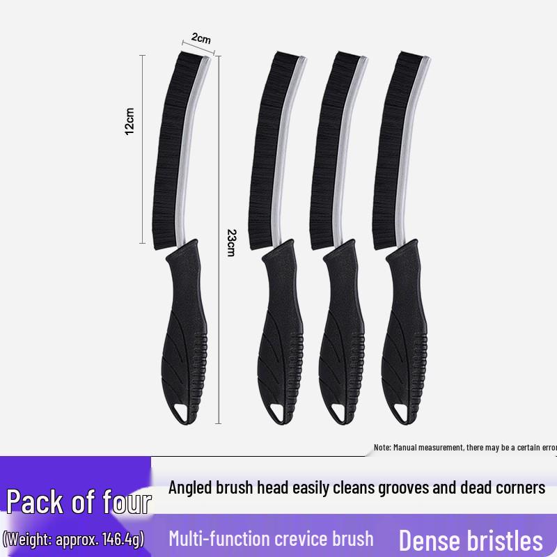Cross-border Crevice Cleaning Brush - Kitchen Sink, Faucet, Bathtub, and Groove Cleaner with Plastic Handle