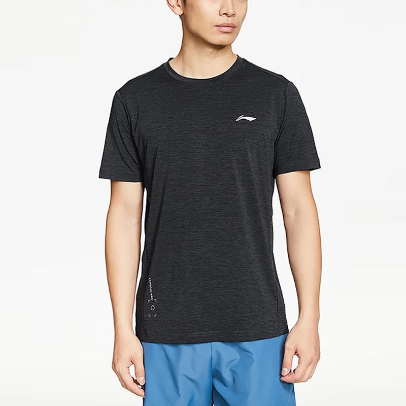 Li Ning Fitness Series SS23 T Shirt Men's Black ATST615-1