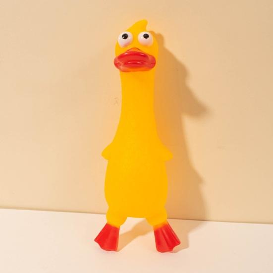 Vinyl Hundespielzeug mit Quietscher Cartoon Tierformen Haustiersicheres Kauspielzeug Hund