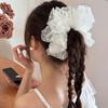 Grandi elastici grandi per scrunchies per capelli accessori per legare ragazze donne elastico alla moda vintage popolari adulti kpop