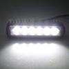 2Pcs 6 ''18W Work Headlight 12V 24V Super Thin Headlight Off-Road Led Headlight Reflector Ip67 Waterproof 6000K Fog Light Bar Led Tractor Lights Off