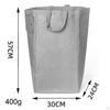 Laundry Hamper Clothes Storage Basket with Handles Portable Recycling Bag Organizer for