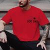Unisex Crew Neck Dog Dad Paw Fist Graphic Short Sleeve Cotton Tee Casual Summer Streetwear Loose Basic Daily Outdoor Wear Top