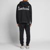 Adidas Originals Trefoil Side Stripe Logo Embroidered Hoodie Men Hoodies Black CV5267