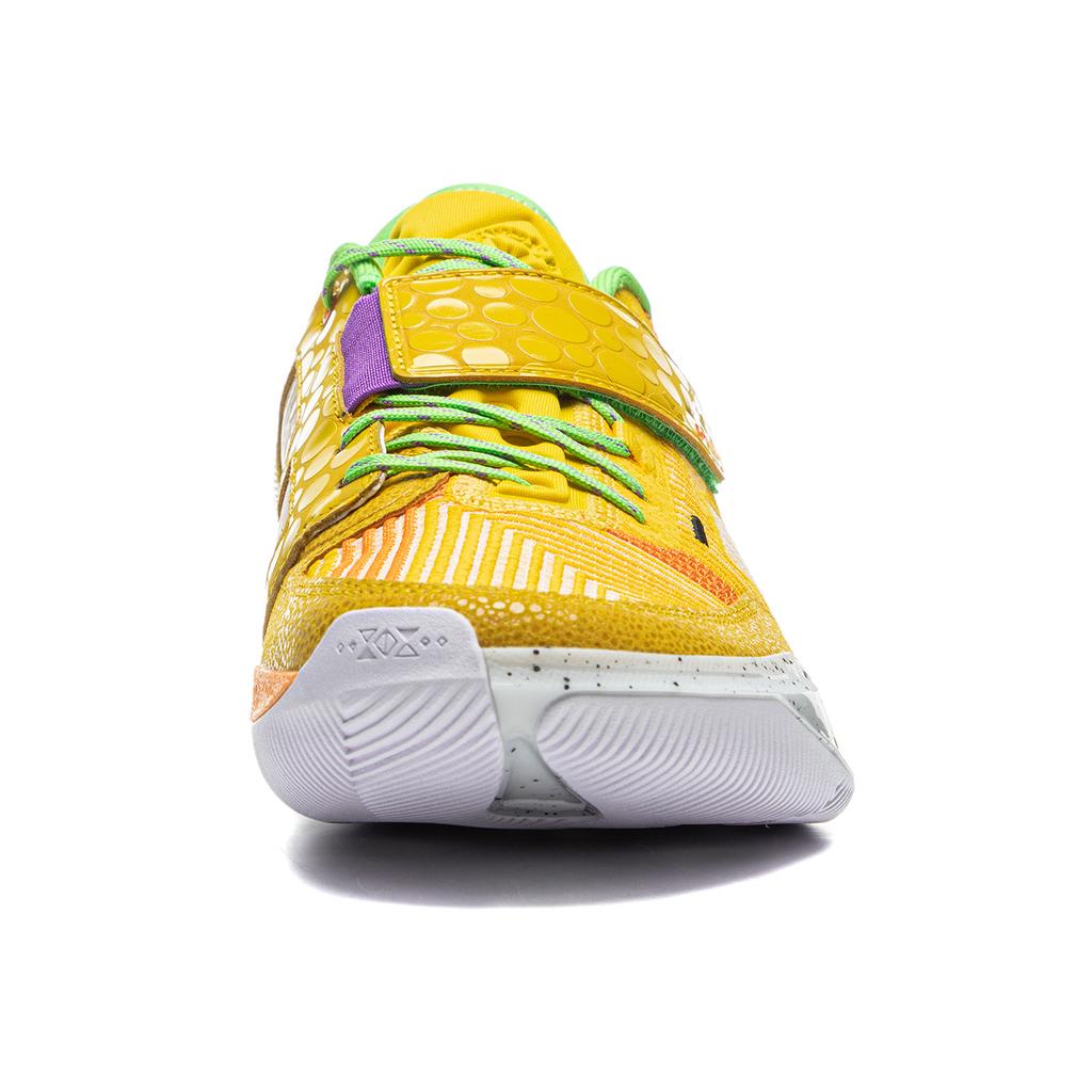 Li Ning Wade 808 4 Ultra Cushioning Abrasion Resistant Lightweight Rebound Low top Basketball Shoes Men's Yellow ABAU031-13