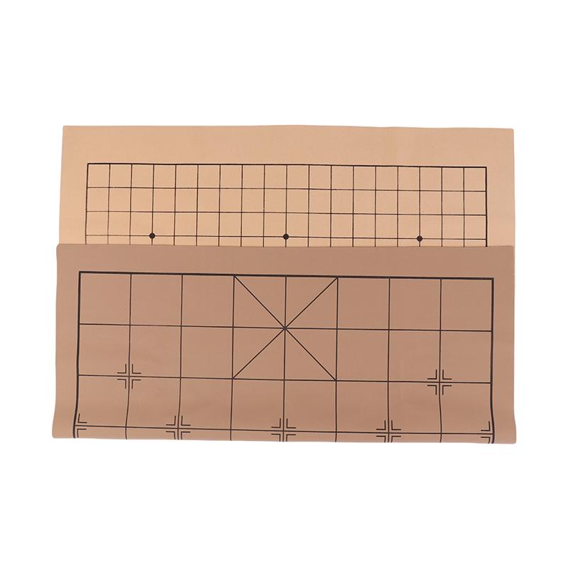 Foldable Go Game Chessboard Weiqi Checkerboard Board Game For 53*61Cm Double-Sided Pu And Plush Checkboard Old Game
