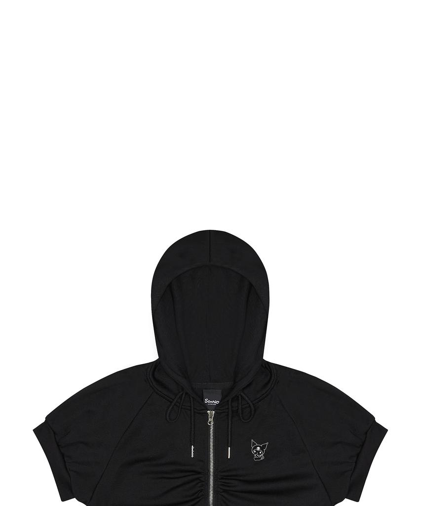 Luvistrue [Kuromi] Hooded Zipup(Black)