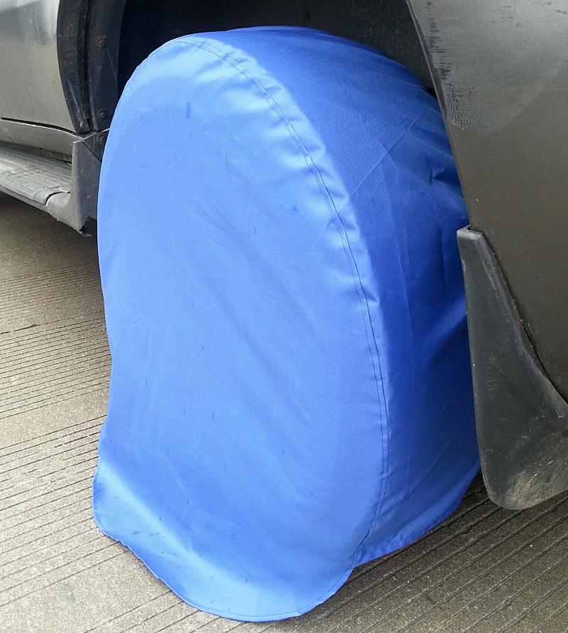 CHIZIYO 4ks/Sada Kryt rezervního kola auta Pouzdro na pneumatiku Auto Sluneční clona Prachotěsný Chránič krytu rezervní pneumatiky auta Příslušenství pneumatik