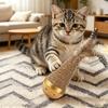 Cat Roly Poly Toy Interactive Feather Tumbler Toy With Feather Top Surface For Teeth Cleaning And Boredom Relief Indoor Cat Play