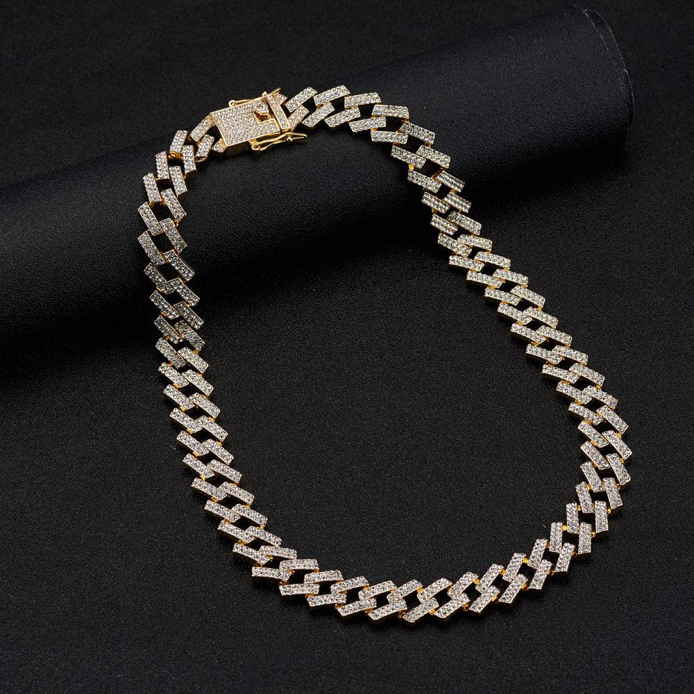 Men's 13mm Zircon-Studded Hip Hop Miami Necklace