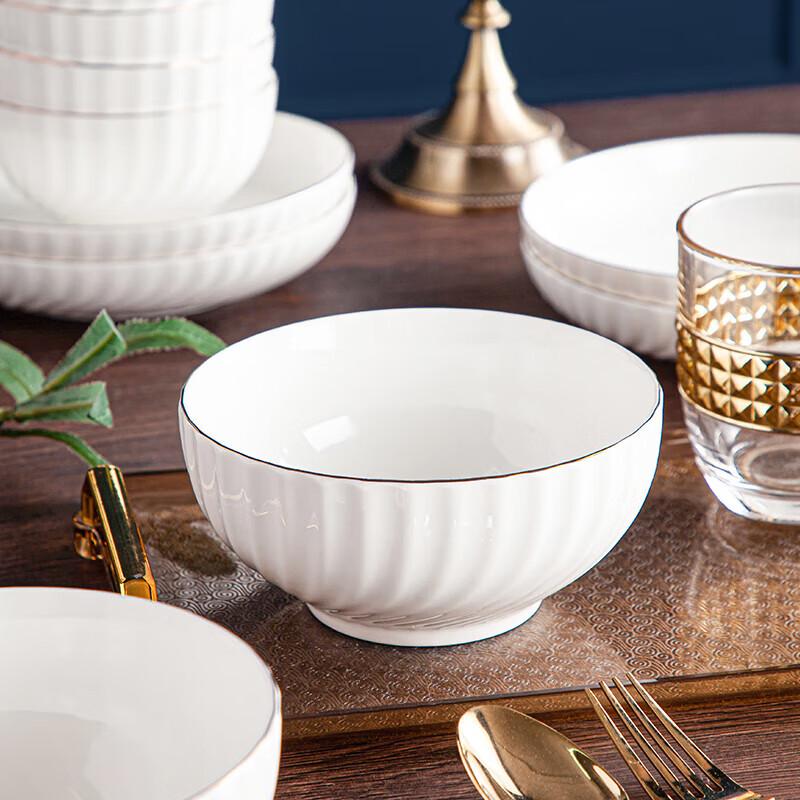 Hao Aijia Jinlan 14-Piece Ceramic Dinnerware Set