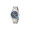 50 Meters Waterproof Quartz Steel Strap Men's Watch Blue Dial SND193P