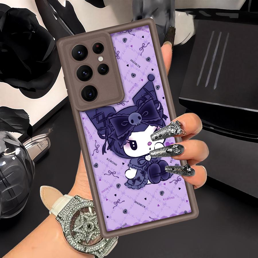 

Case for Samsung Galaxy S25 S24 ultra S20 FE S23 S22 Plus Note 20 Ultra S21 S25 Phone Cover Sanrio Cute Kuromi Galaxy S22 5G