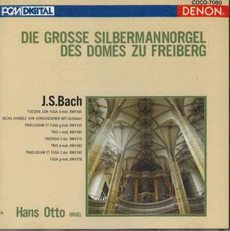 

CD HANS OTTO - Bach: Die Grosse Silbermannorgel De COCO7080 DENON Japan Classical Used