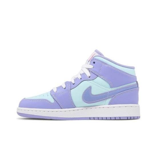 Air Jordan 1 Mid GS Purple Pulse 554725-500