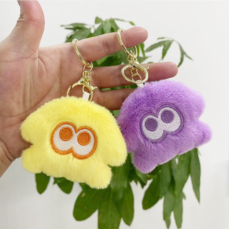 Plush Squid Vibrant Keychain With Short Plush Material Perfect For Backpack Charm