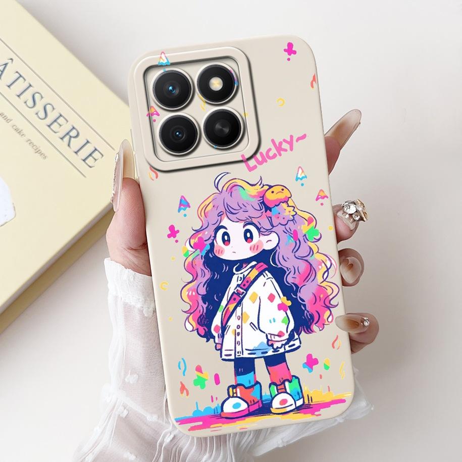 For Honor X8c ABR-LX1 ABR-LX2 ABR-LX3 Case Fashion Girl Butterfly Soft Silicone Couple Cover For Honor X8C X 8C 2025 Phone Shell