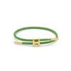 Braided Rope Bracelet Adjustable for Women with Stainless Steel Charms Arm Stacking Jewelry